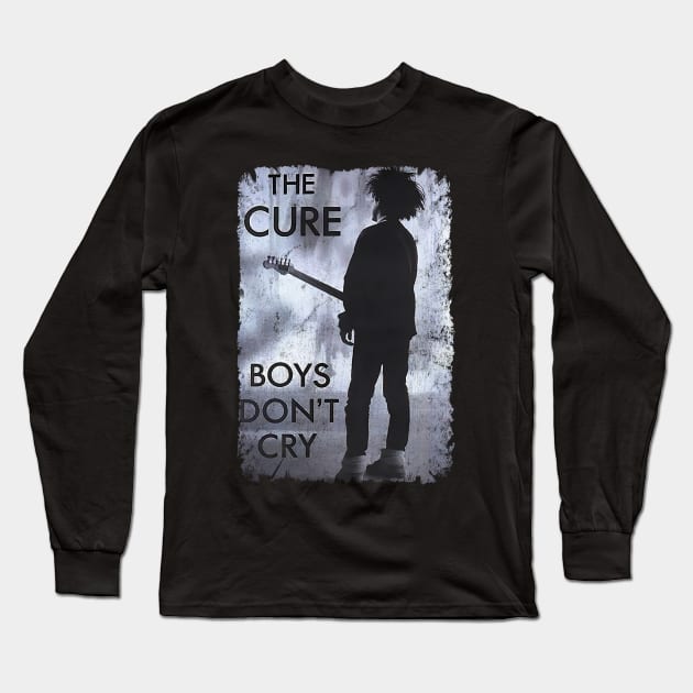 The Cure Band Long Sleeve T-Shirt by Powder.Saga art